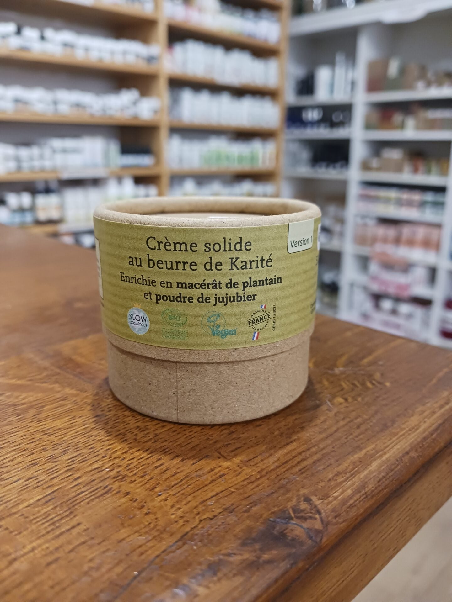 Crème solide au beurre de Karité Plantain et Jujubier