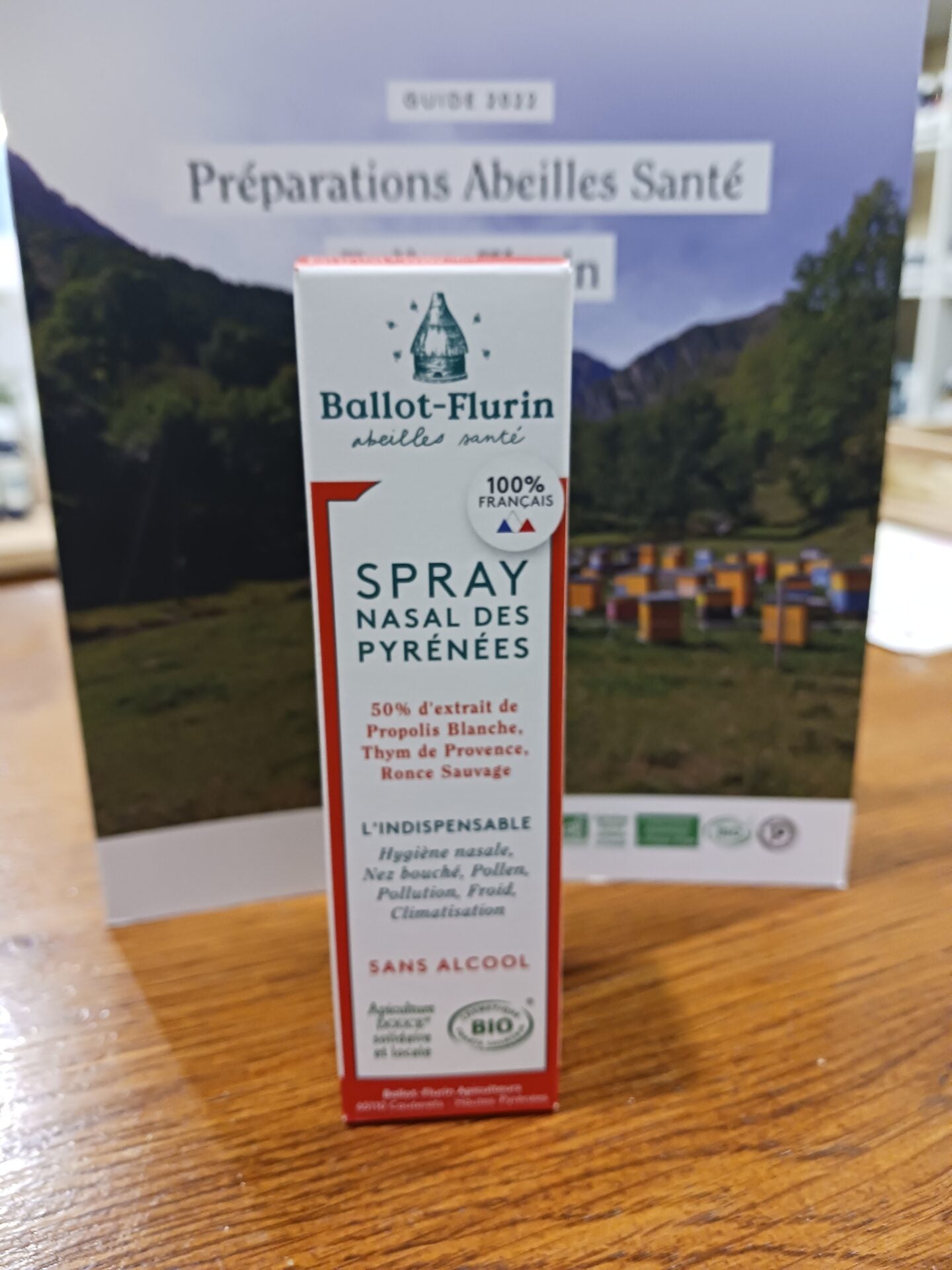Spray nasal des Pyrénées