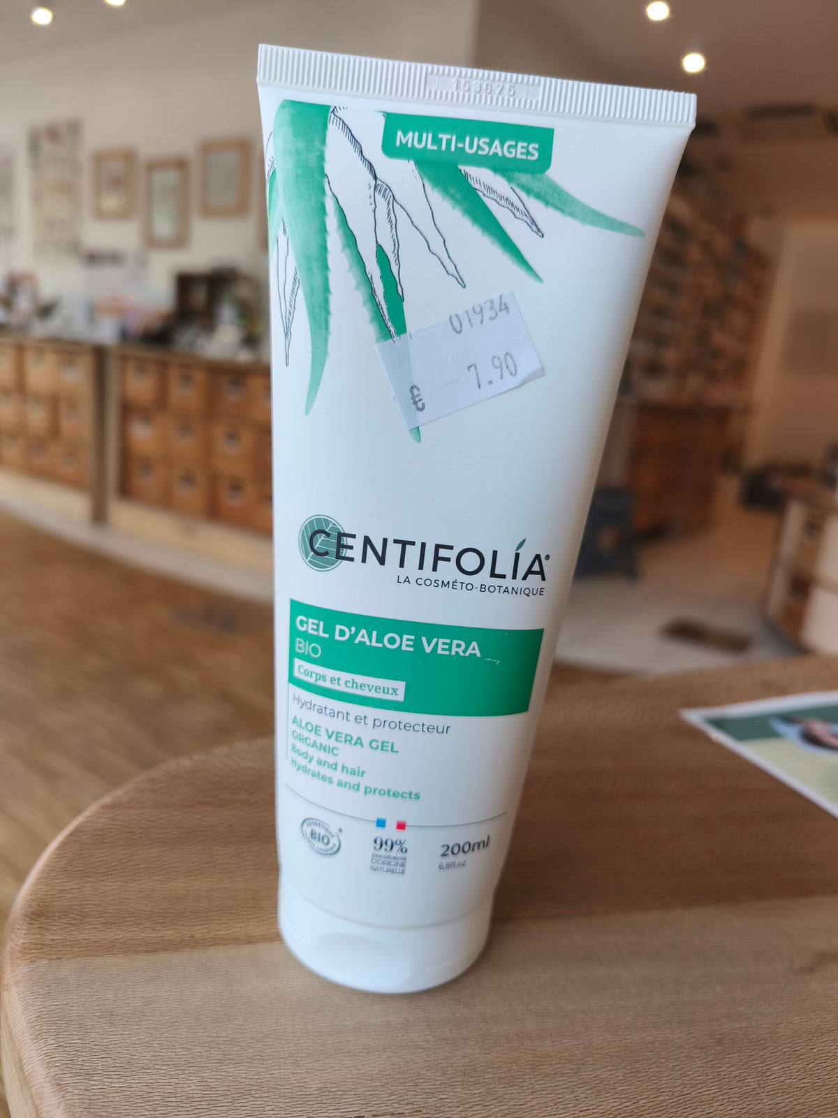Gel d'Aloe vera Bio