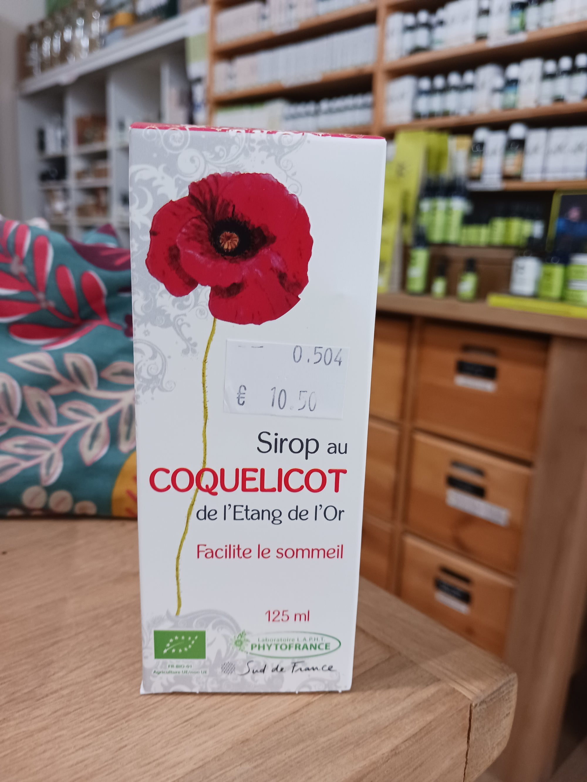 Sirop au Coquelicot de l'étang de l'Or