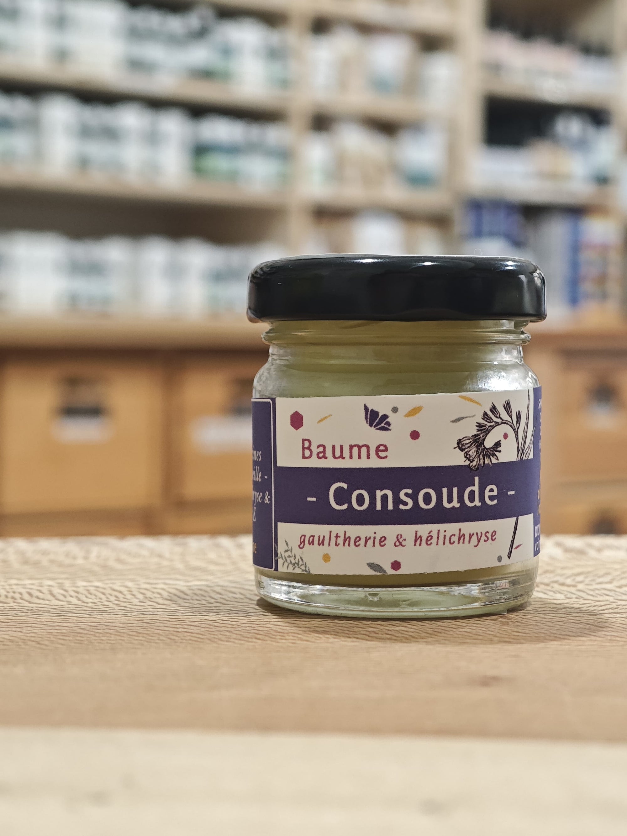 Baume Consoude Gaulthérie et Hélichryse