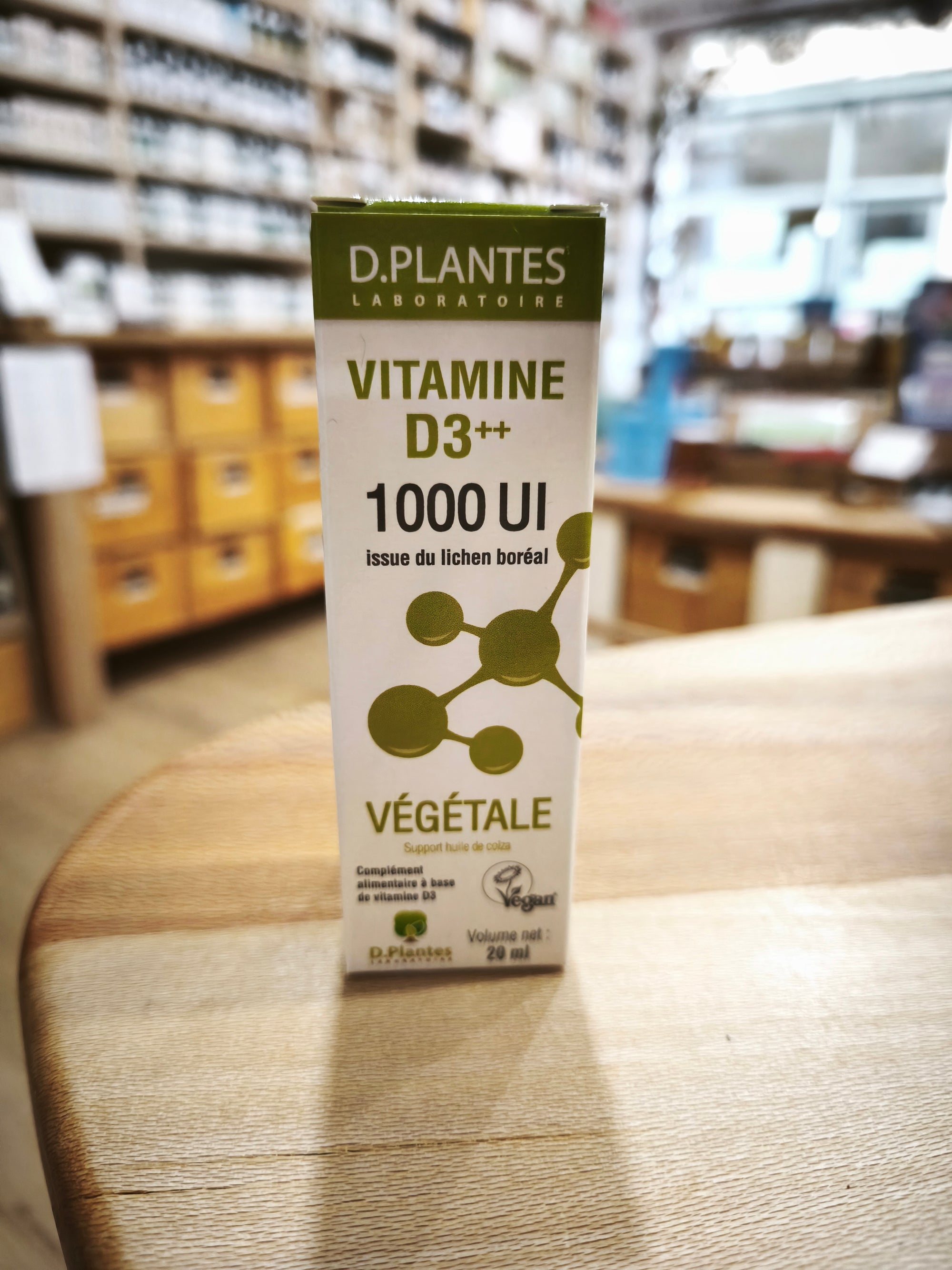 Vitamine D3 1000 UI - Issue du lichen boréal