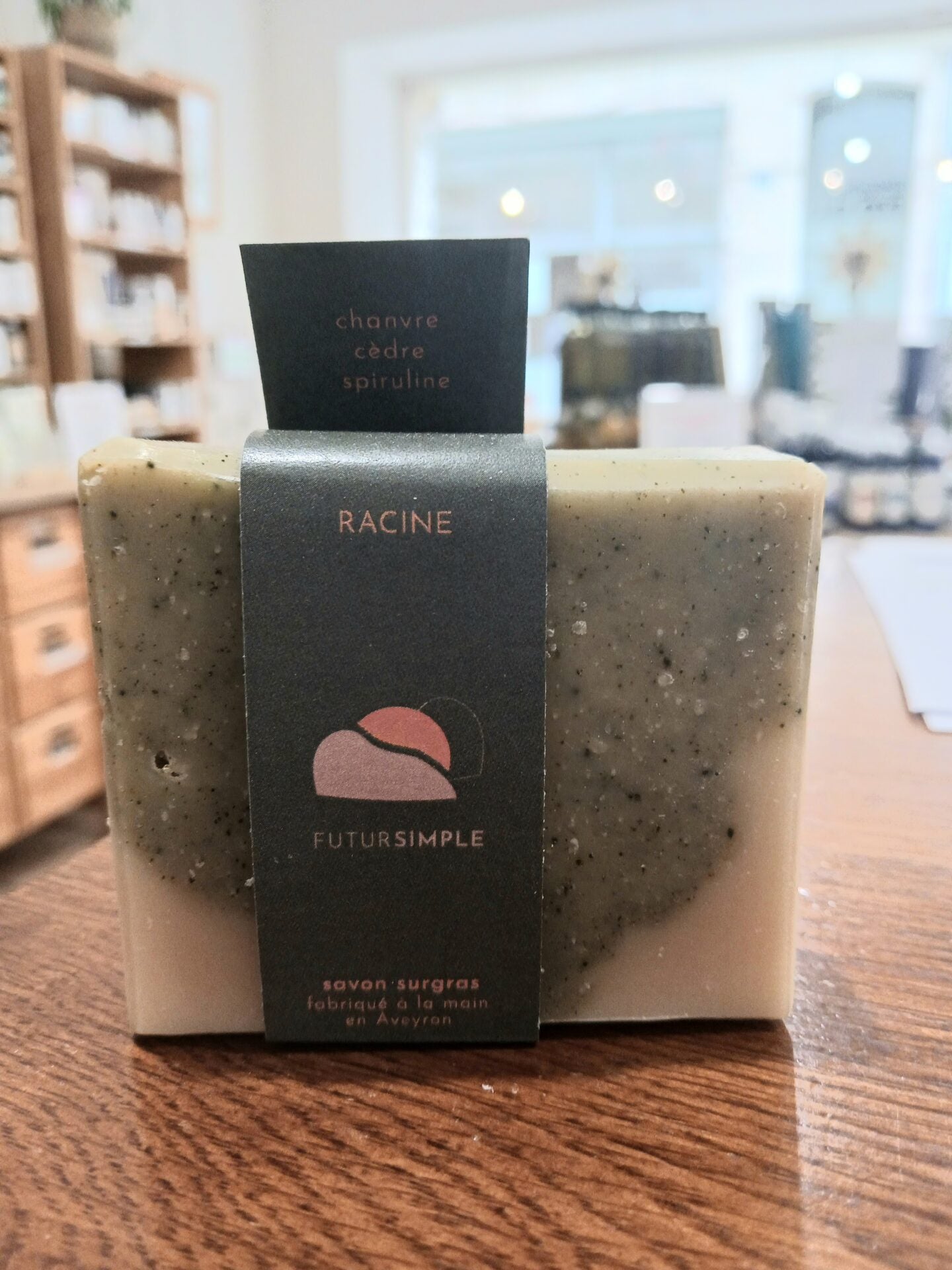 Savon Racine Chanvre-Cèdre-Spiruline