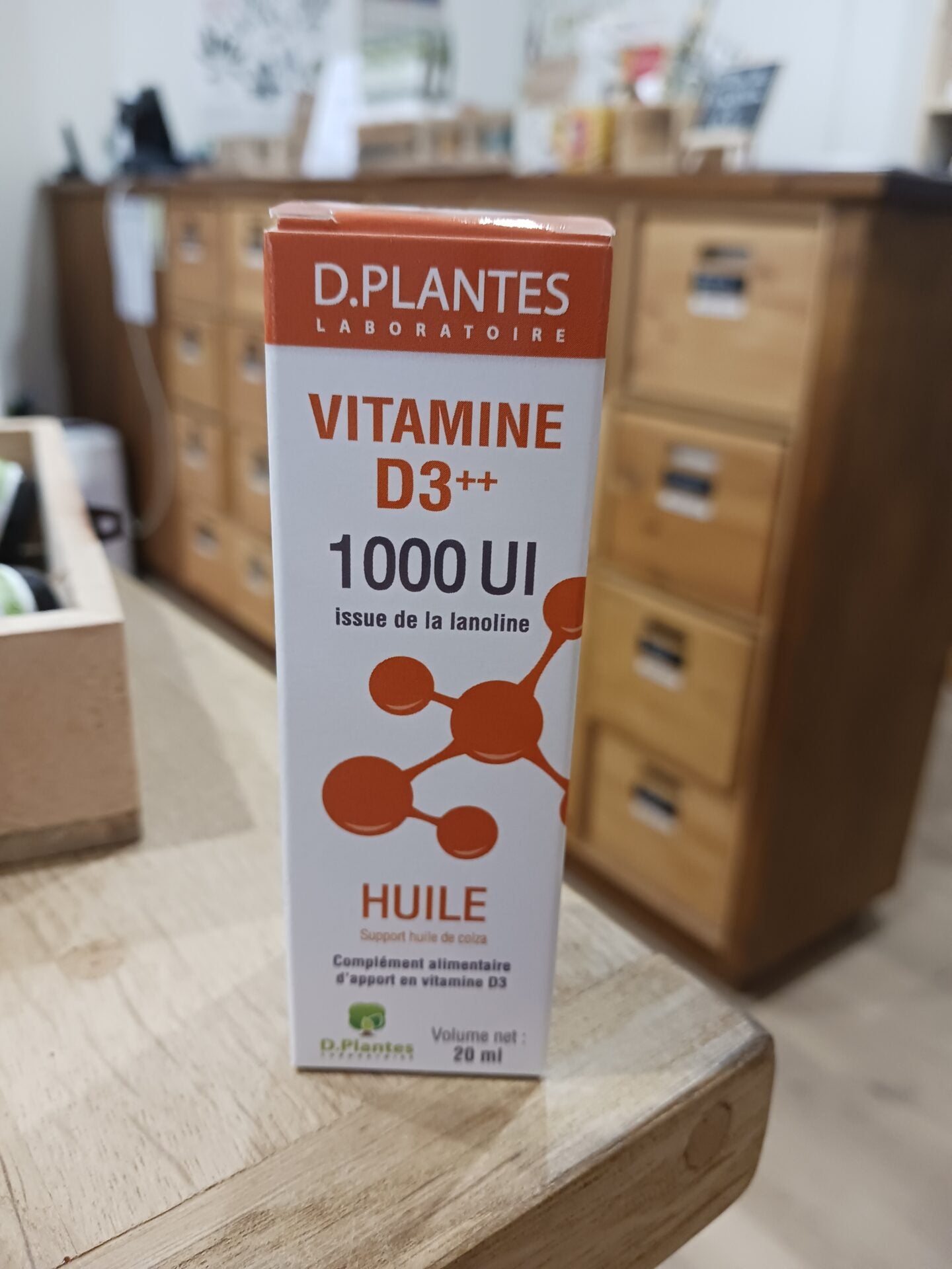 Vitamine D3 1000 UI -  Issue de la lanoline
