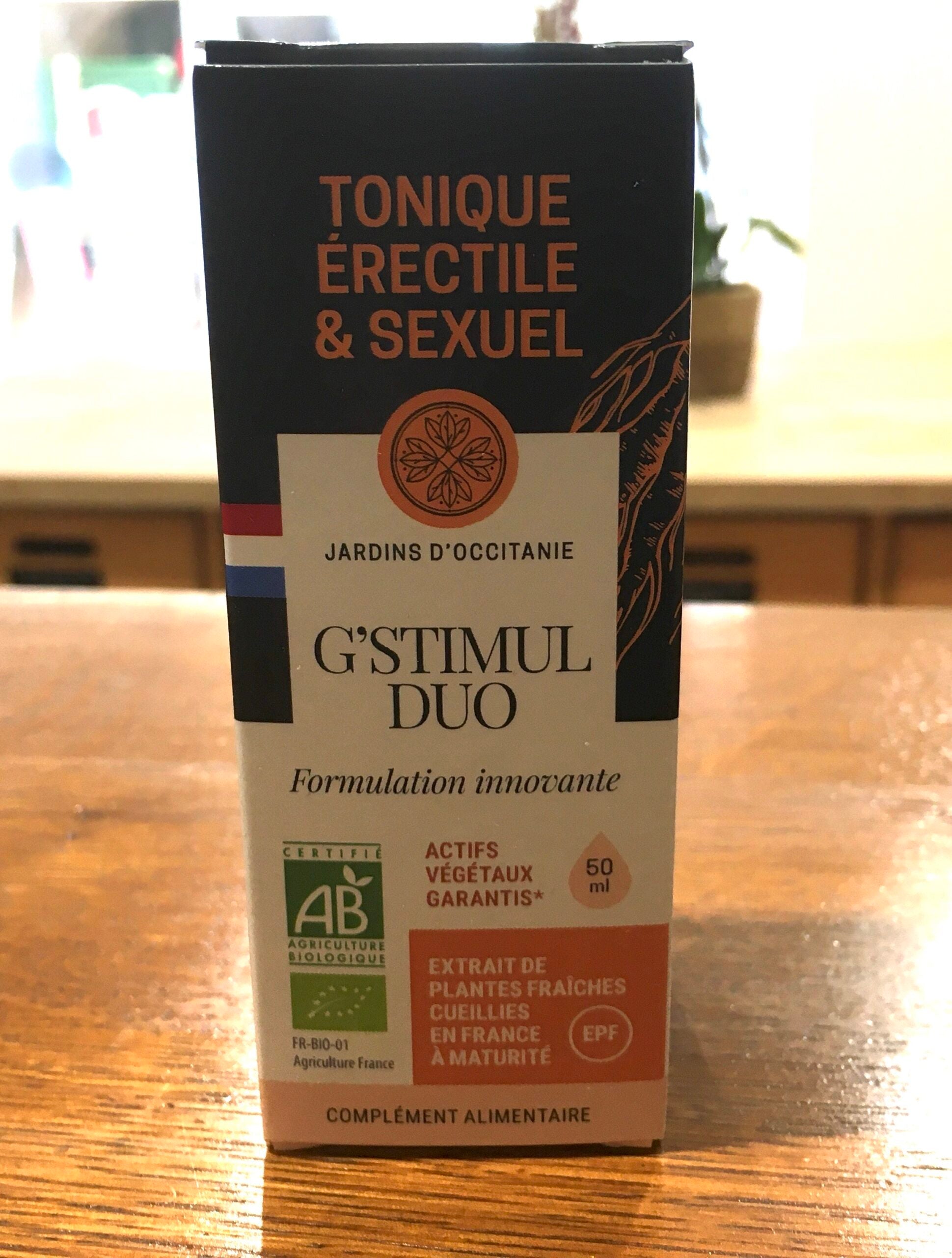 G’Stimul duo - Tonique érectile et sexuel